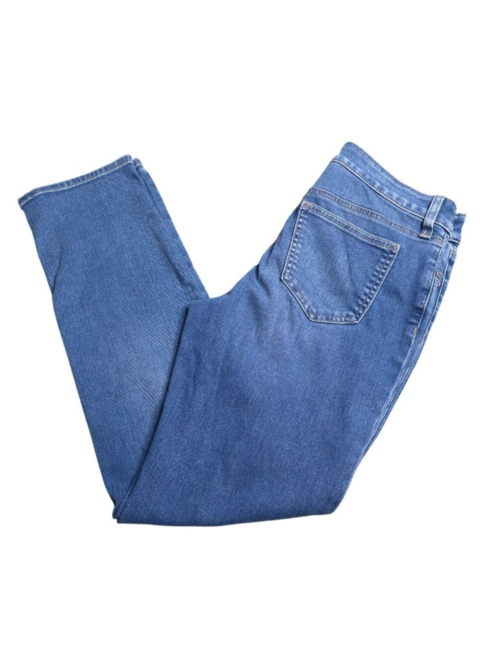 Chicos So Slimming Girlfriend Slim Leg Ankle Jeans 4 (0) Medium Rise Distressed
